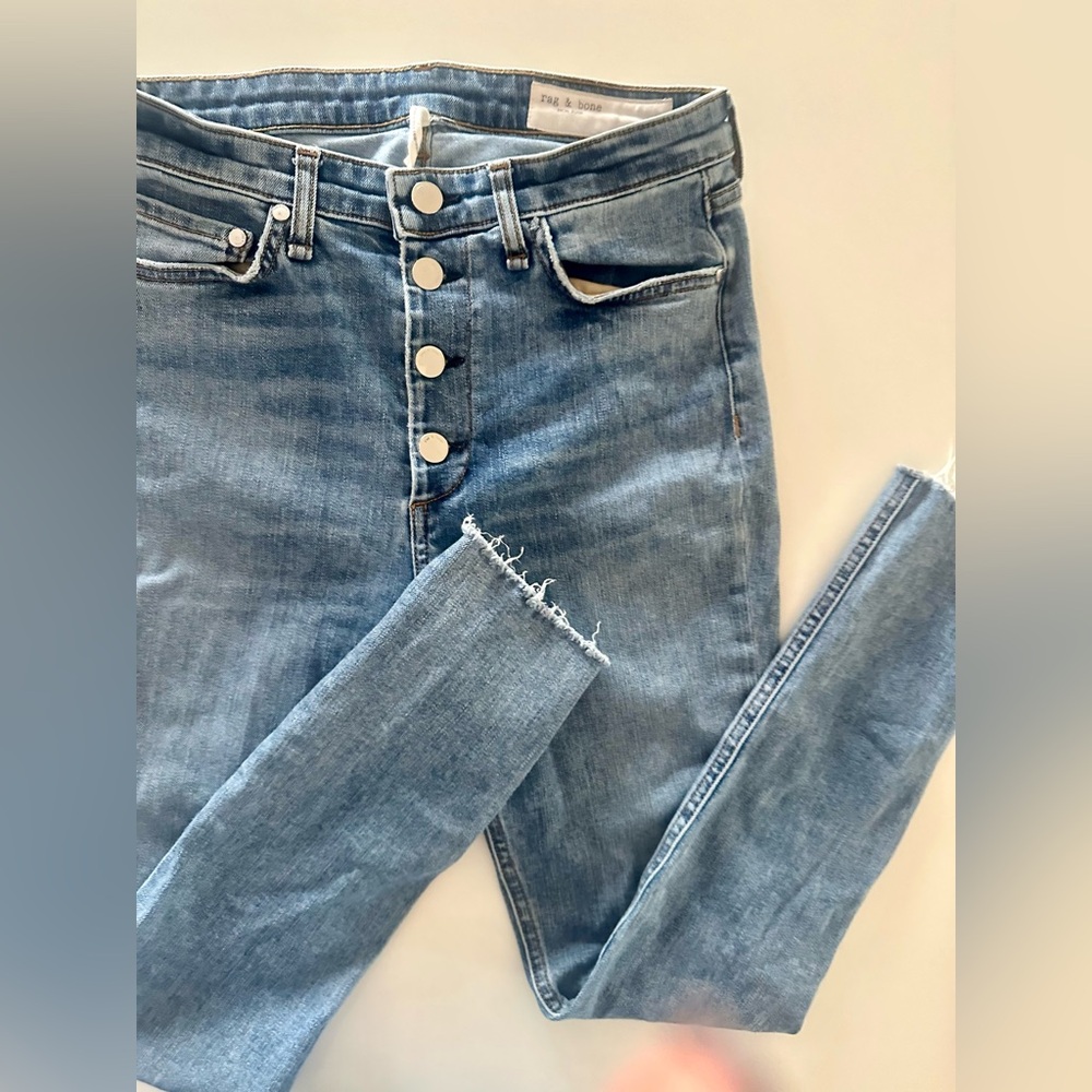 rag & bone Light Blue Skinny Jeans 27